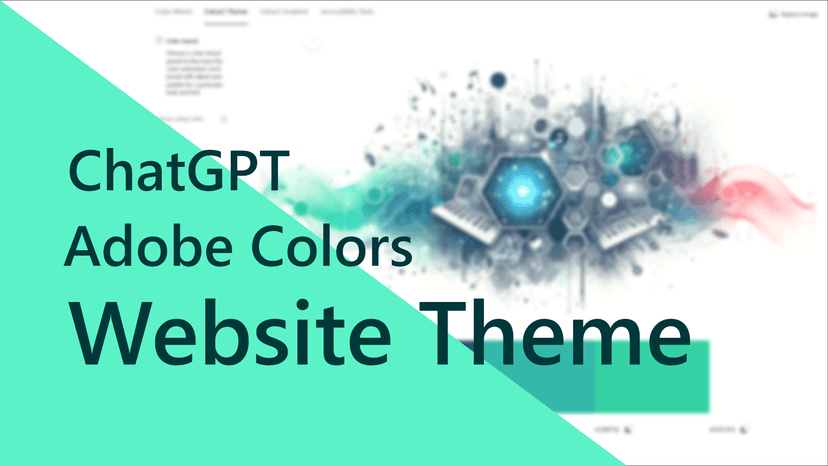 image-ChatGPT 4 + Adobe Color: Creating a theme for your website
